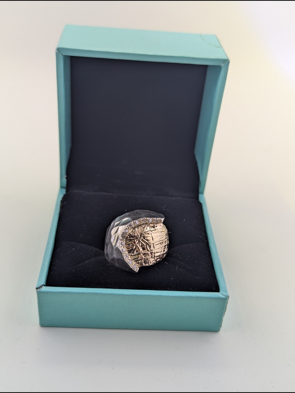 ✨ B. Sampson Artisan Mixed Metal Ring 14K Gold & .925 Sterling Silver Ring ✨ - Picture 2 of 9